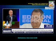 EL CANDIDATO DE ROSA MARÍA PALACIOS, JORGE NIETO SE PELEA CON LÓPEZ CHAU Y FUJIMORI PARA PASAR A LA SEGUNDA VUELTA CON LÓPEZ ALIAGA
