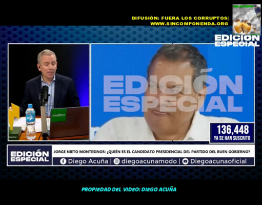 EL CANDIDATO DE ROSA MARÍA PALACIOS, JORGE NIETO SE PELEA CON LÓPEZ CHAU Y FUJIMORI PARA PASAR A LA SEGUNDA VUELTA CON LÓPEZ ALIAGA