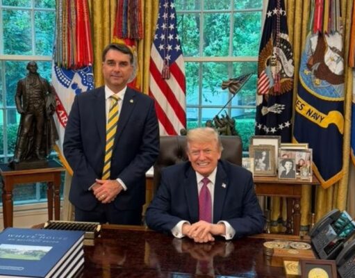 FLÁVIO BOLSONARO (HIJO) RECIBE ESPALDARAZO POLÍTICO DE DONALD TRUMP