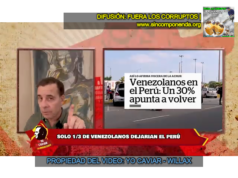 VENEZOLANOS SE REGRESAN A SU PAÍS; SUSANA VILLARÁN NO SE SALVA