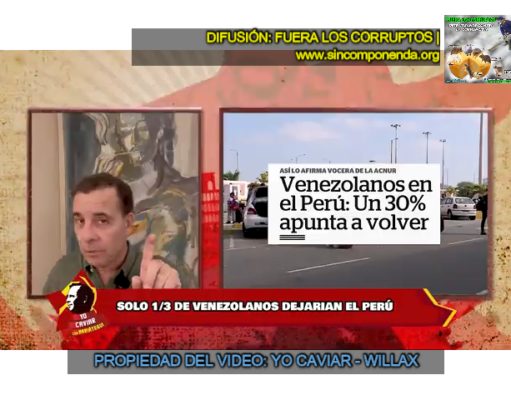 VENEZOLANOS SE REGRESAN A SU PAÍS; SUSANA VILLARÁN NO SE SALVA