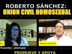 ROBERTO SÁNCHEZ ES UN FALSO CRISTIANO: ES PROMOTOR DE ABOMINACIONES Y PERVERSIDADES