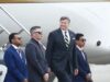 LA COMITIVA DE TRUMP LLEGÓ EN LA TARDE AL PERÚ