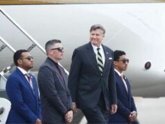 LA COMITIVA DE TRUMP LLEGÓ EN LA TARDE AL PERÚ