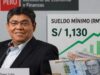 NUEVO TITULAR DEL MEF, ÉLMER CUBA DEJA ABIERTA LA POSIBILIDAD DE AUMENTAR EL SUELDO MÍNIMO
