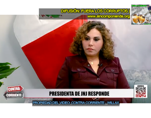 LA PRESIDENTE DE LA JNJ HABLA SOBRE LOS BLINDAJES DE LA ANTERIOR JNJ