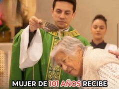 A LOS 101 AÑOS SE BAUTIZÓ, HIZO SU PRIMERA COMUNIÓN Y CONFIRMACIÓN