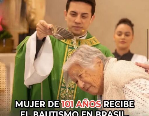 A LOS 101 AÑOS SE BAUTIZÓ, HIZO SU PRIMERA COMUNIÓN Y CONFIRMACIÓN