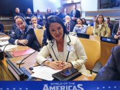 TRUMP DESPUÉS DE ESCUCHAR A KEIKO «QUE EL PERÚ SE INCORPORA AL ESCUDO DE LAS AMÉRICAS», DIJO: «QUE AL CRIMEN HAY QUE COMBATIRLO CON FIRMEZA»