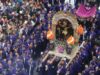 CUARTO RECORRIDO DEL SEÑOR DE LOS MILAGROS: FIELES MADRUGARON PARA ESCUCHAR LA MISA Y SEGUIR LA PROCESIÓN