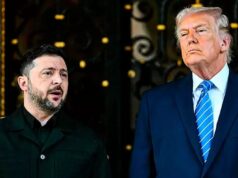 DONALD TRUMP LE BAJA EL DEDO AL PRESIDENTE DE UCRANIA, VOLODÍMIR ZELENSKI