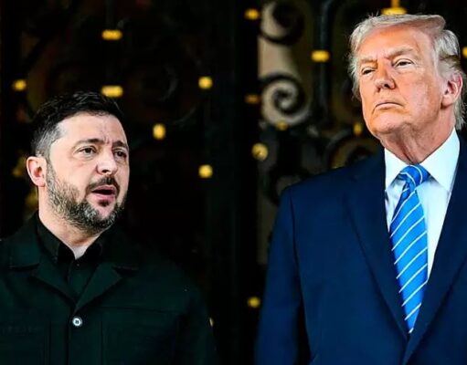 DONALD TRUMP LE BAJA EL DEDO AL PRESIDENTE DE UCRANIA, VOLODÍMIR ZELENSKI