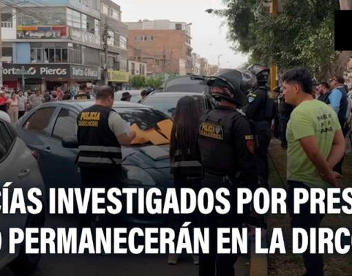 MANCHAN EL UNIFORME: POLICÍAS LLAMADOS A COMBATIR EL DELITO TERMINAN INVESTIGADOS POR PRESUNTO ROBO