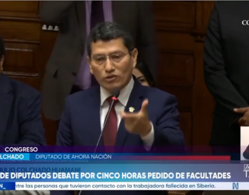 JUEGA PARA EL ENEMIGO: HARVEY COLCHADO MUESTRA SUS TEMORES EN EL PLENO DE DIPUTADOS